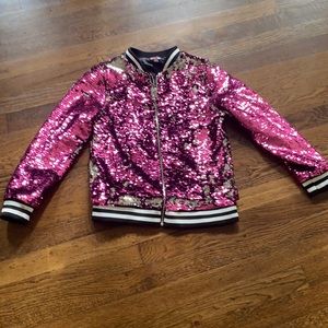 Kids sequin jacket 10 to 12 large